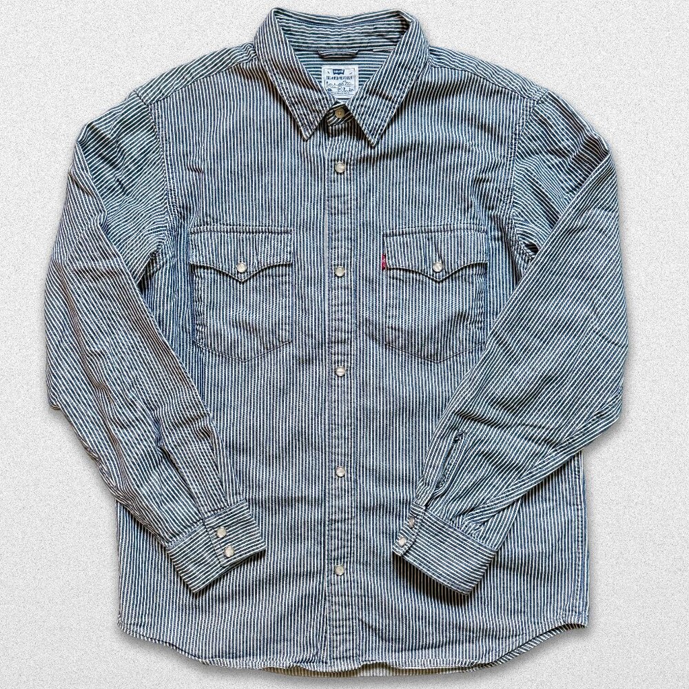 LEVI'S Relax Fit Western Shirt "Hickory Stripe"
